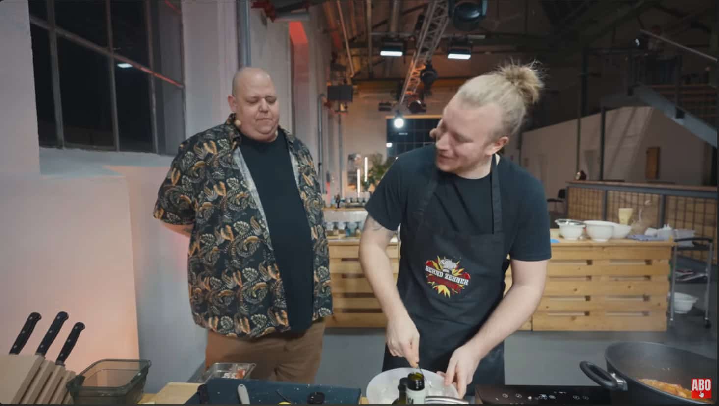 Benne Benzing kocht bei Chef's Battle Kitchen Knockout mit Bernd Zehner