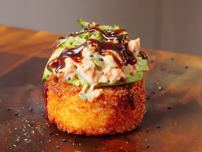 Crispy Sushi Rice Bites