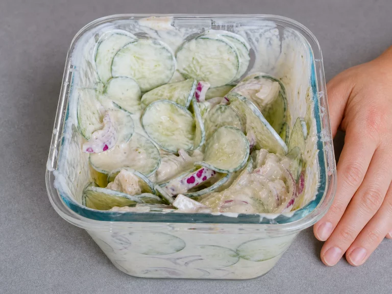 High Protein Gurkensalat